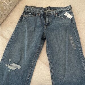 Gap Blue Distressed Women's Jeans